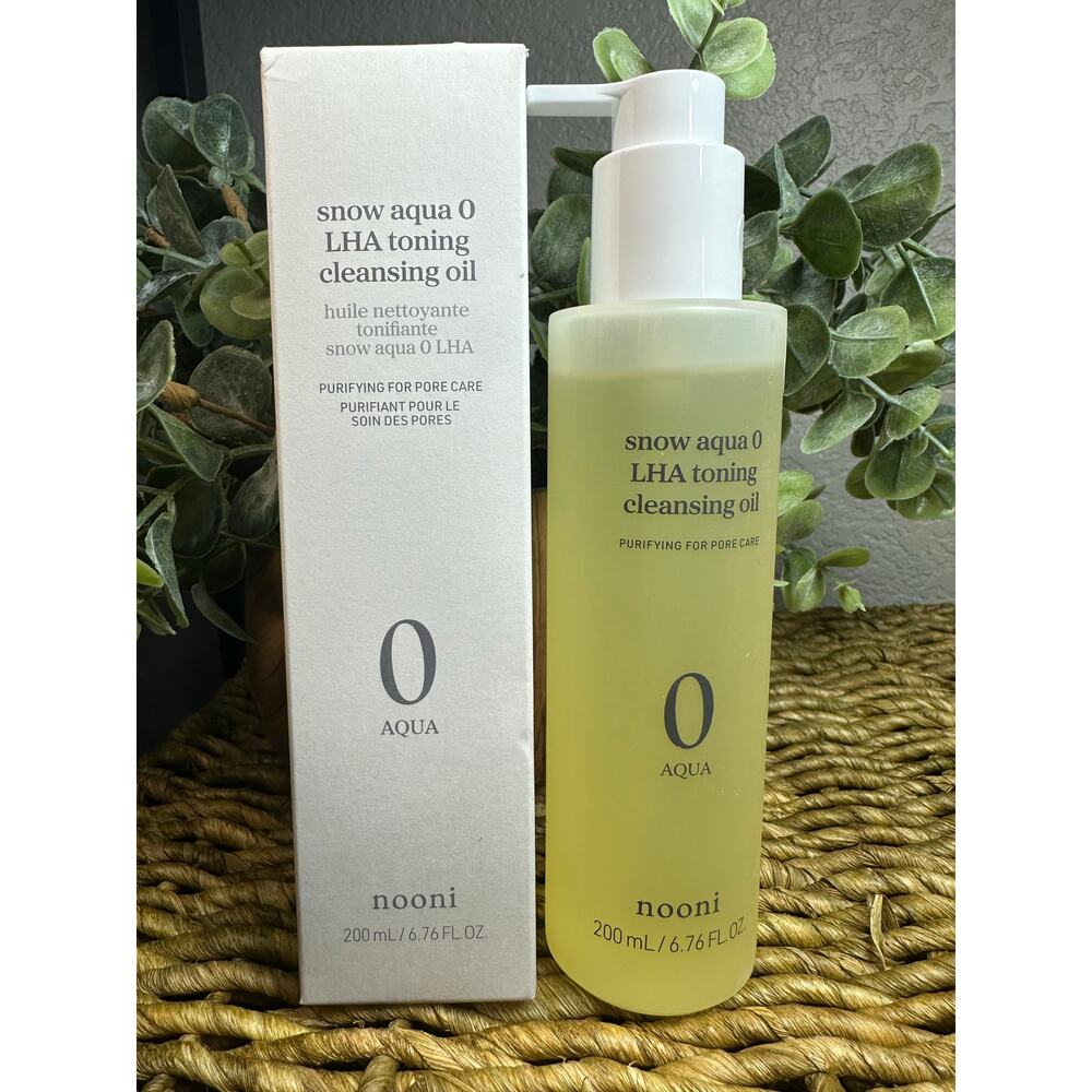 NOONI Korean Cleansing Oil - Snow Aqua 0 LHA Toning Cleansing Oil‎